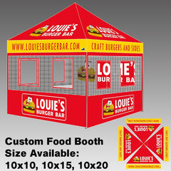 Custom Food Service Pop Up Canopy