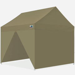 10x10 Apex Canopy Tent with 4 Zipper Walls