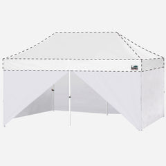 10x20 Enclosure Canopy Wall Kit with Middle Zipper Entry Door