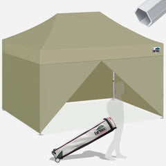 Pro 10x15 Aluminum Pop Up Tent with Enclosure Canopy Wall Kit