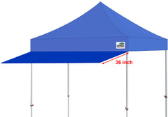 10ft Extended Awning Only For Square Legged Pop Up Canopy