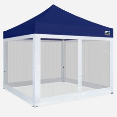 10x10 Pop Up Canopy with 4 Screen Zipper Walls