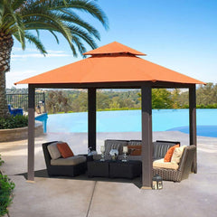 12FT x 12FT Sunbrella Titan Patio Outdoor Garden Backyard Gazebo with Ventilation