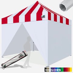 Beyond Carnival 10X10 Aluminum Instant Canopy with Enclosure Wall Kit