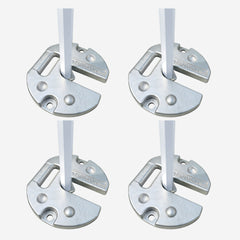 Pop Up Canopy Tent Cast Iron Weight Feet 4-Pc Pack, Weight 22LBS Each