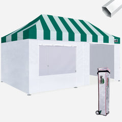 Premium Carnival 10x20 Steel Pop Up Canopy with 4 Zipper Walls