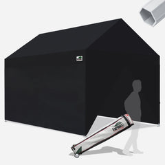 Apex Pro 10x15 Aluminum Pop Up Tent with 4 Zipper Walls