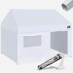 Pro EventKing 10x15 Aluminum Pop Up Tent with Enclosure Wall Kit