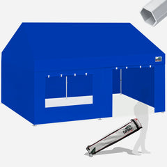 Apex Pro 10x20 Aluminum Pop Up Tent with Enclosure Wall Kit