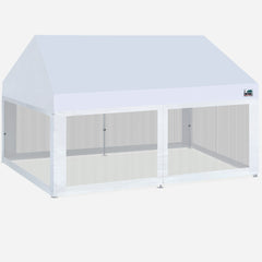 10x20 Eventking Canopy Tent with 4 Screen Zipper Walls
