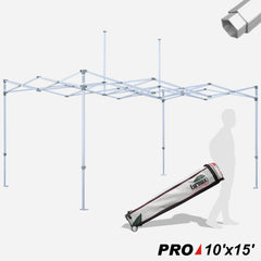 Pro 10x15 Canopy Frame with Heavy Duty Roller Bag