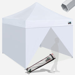 Pro 10x10 Aluminum Pop Up Tent with Enclosure Canopy Wall Kit