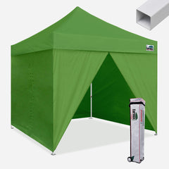 Standard 8x8 Steel Canopy Tent with 4 Zipper Walls