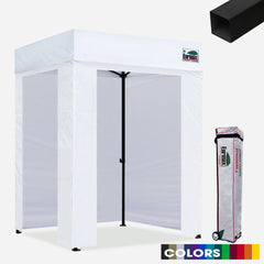 Standard 5x5 Steel Flat Top Canopy Tent with 4 Zipper Walls