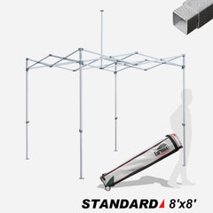 Standard 8x8 Canopy Frame with Heavy Duty Roller Bag