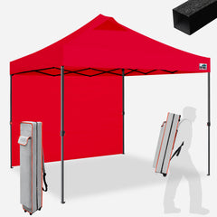 Nomatter 10x10 Steel EZ Canopy with Backwall