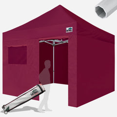 Beyond 10X10 Aluminum Instant Canopy with 4 Zipper Walls