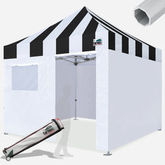 Beyond Carnival 10X10 Aluminum Instant Canopy with 4 Zipper Walls