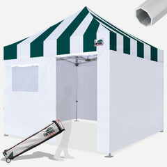 Beyond Carnival 10X10 Aluminum Instant Canopy with 4 Zipper Walls