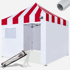 Beyond Carnival 10X10 Aluminum Instant Canopy with 4 Zipper Walls