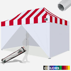 Beyond Carnival 10X15 Aluminum Instant Canopy with Enclosure Wall Kit