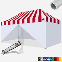 Beyond Carnival 10X20 Aluminum Instant Canopy with Enclosure Wall Kit
