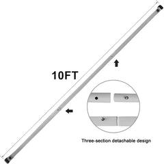 EZ Pop Up Canopy Tent Rail Bar 2pc-Pack