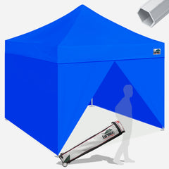 Pro 10x10 Aluminum Pop Up Tent with Enclosure Canopy Wall Kit
