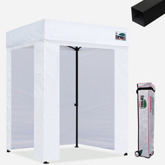 Steel Flat Top Canopy Tent with 4 Zipper Walls