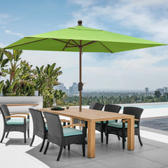 Classic 6.5 x 10FT Rectangular Market Patio Umbrella