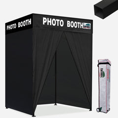 Standard 5x5 Steel Flat Top Canopy Tent with 4 Middle Zipper Walls