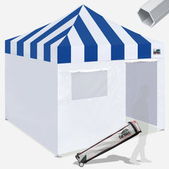 PRO Carnival 10x10 Aluminum Pop Up Tent with 4 Zipper Walls