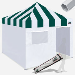 PRO Carnival 10x10 Aluminum Pop Up Tent with 4 Zipper Walls