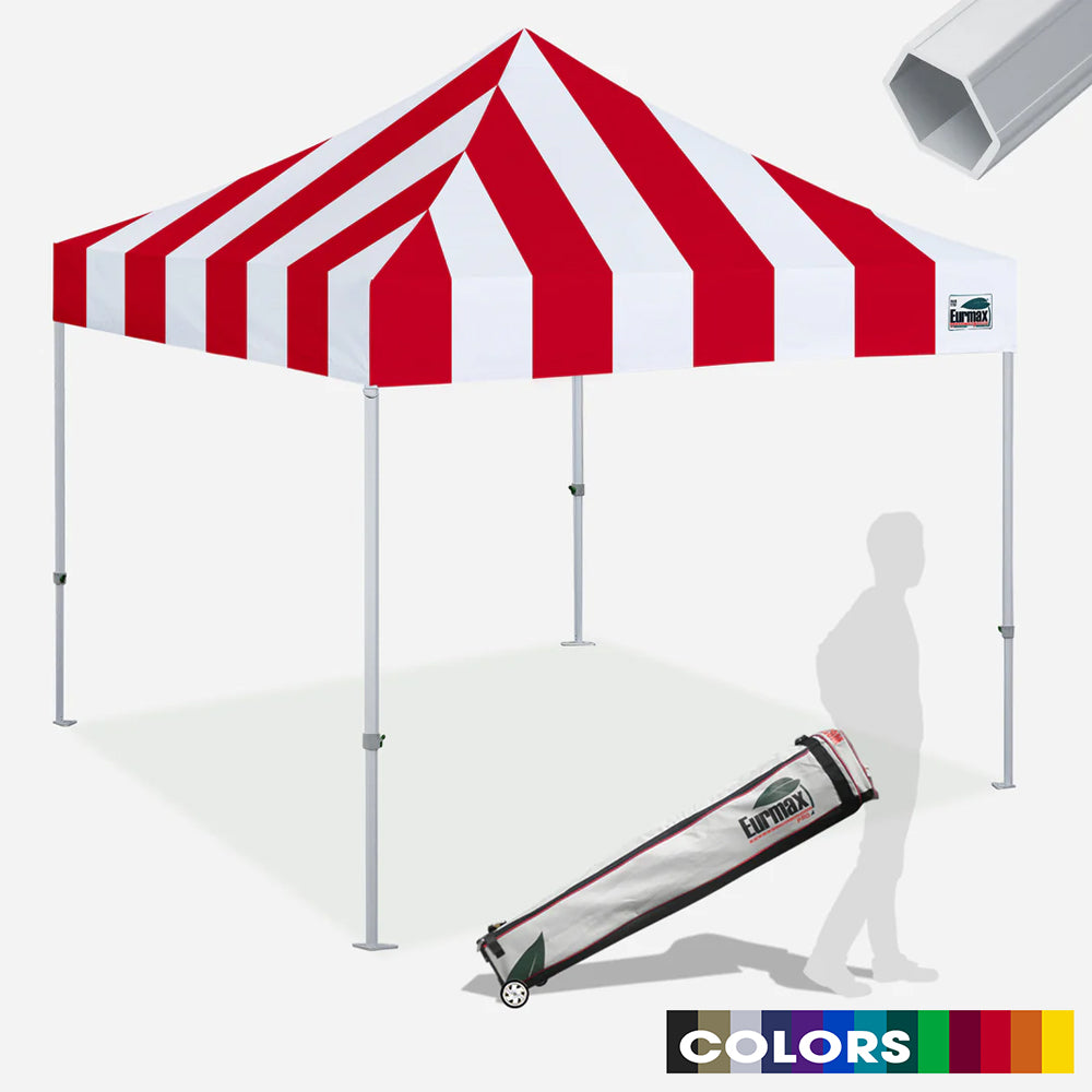 Pro 10 Ft. W x 10 Ft. D Aluminum Pop-Up Party Tent Eurmax Roof Color: Red
