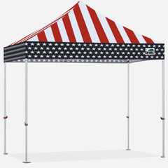 10x10 Pop Up Canopy American Flag