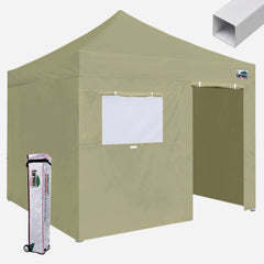 Standard 10x10 Steel Canopy Tent with 4 Zipper Walls