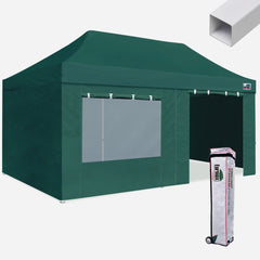 Standard 10x20 Steel Canopy Tent with 4 Zipper Walls