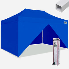 Standard 8x12 Steel Canopy Tent With 4 Zipper Walls