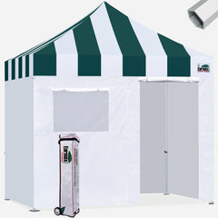 Superior Carnival 10x10 Hybrid Pop Up Canopy With 4 Zipper Walls
