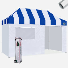 Superior Carnival 10x15 Hybrid Pop Up Canopy With 4 Zipper Walls