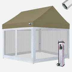 Apex Superior 10x10 Hybrid Canopy with 4 Screen Zipper Walls