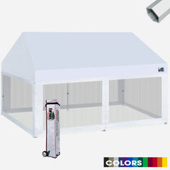 Apex Superior 10x20 Hybrid Canopy with 4 Screen Zipper Walls