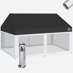 Apex Superior 10x20 Hybrid Canopy with 4 Screen Zipper Walls