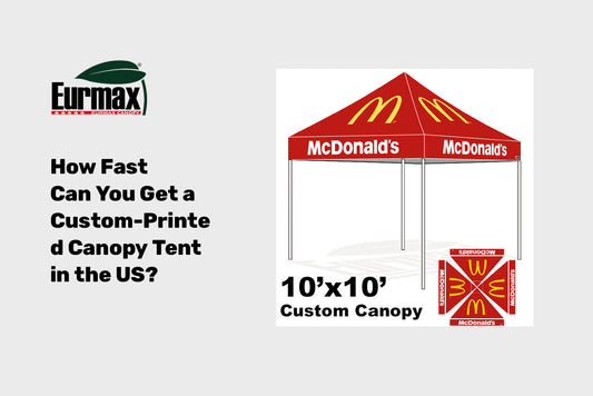 Custom-printed canopy tents