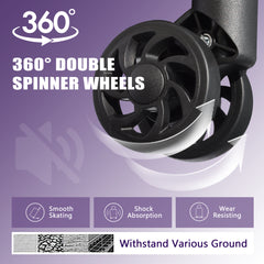 Explorer 20 Inch Carry On - Hardshell Suitcases with Front Pocket