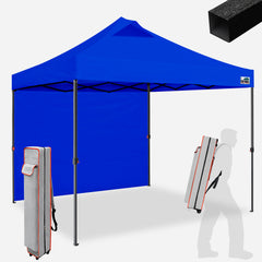 Nomatter 10x10 Steel EZ Canopy with Backwall