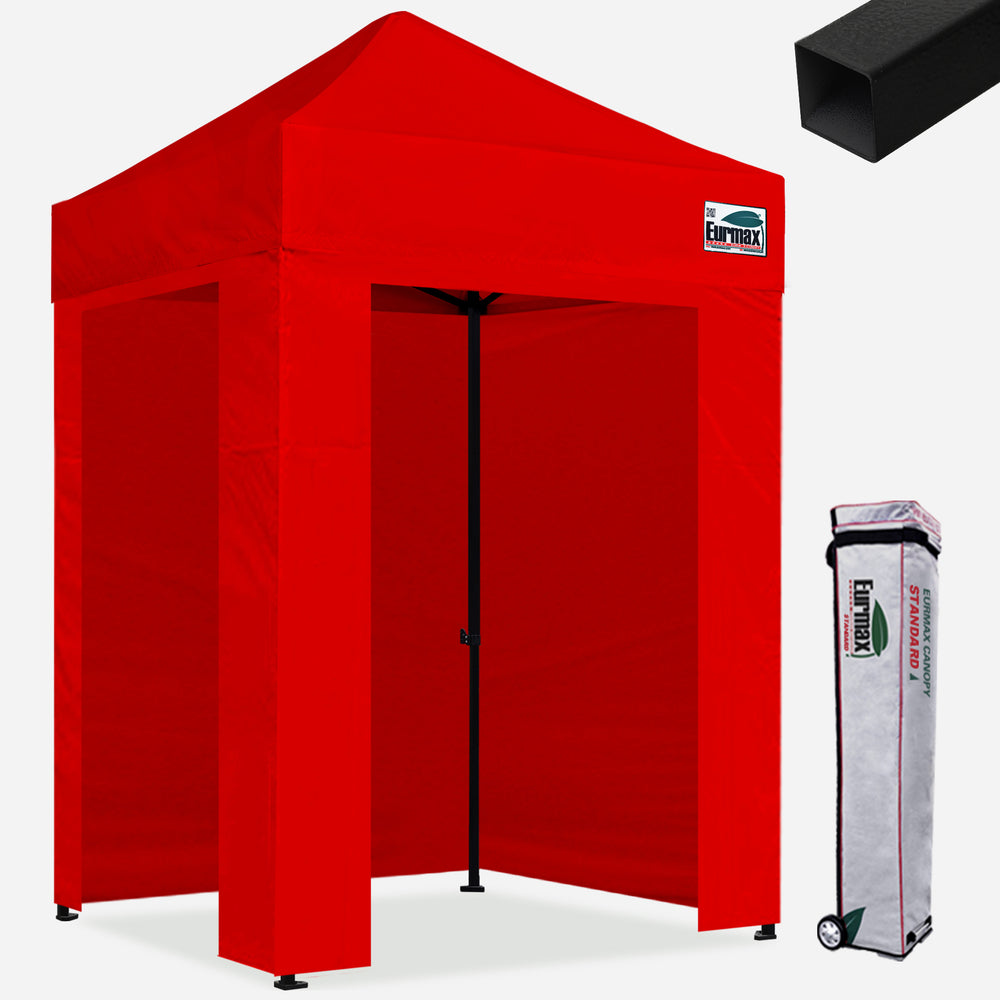 EURMAX Standard 5x5 Canopy Tent W/ 4 Zipper Walls – Eurmax