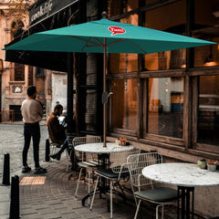 EliteShade Custom 6.5Ft x 10Ft Rectangular Classic Umbrella