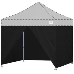 10x10 Enclosure Canopy Wall Kit with Middle Zipper Entry Door