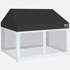 10x15 Pro Apex Canopy Tent with 4 Screen Zipper Walls